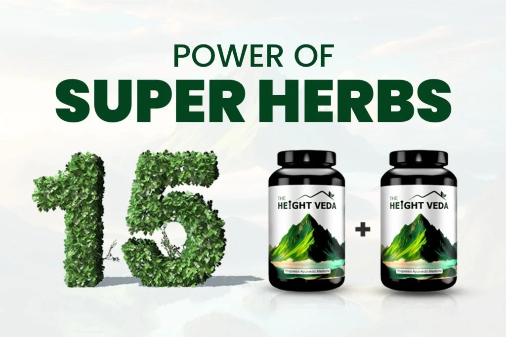 Height Veda Power Of 15 Herbs